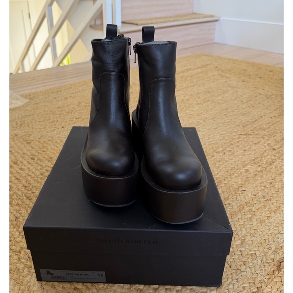 Free People NWT Paloma Barcelo Brown high Heel Platform Boot comfortable HOT❤️🌈 - Picture 2 of 11